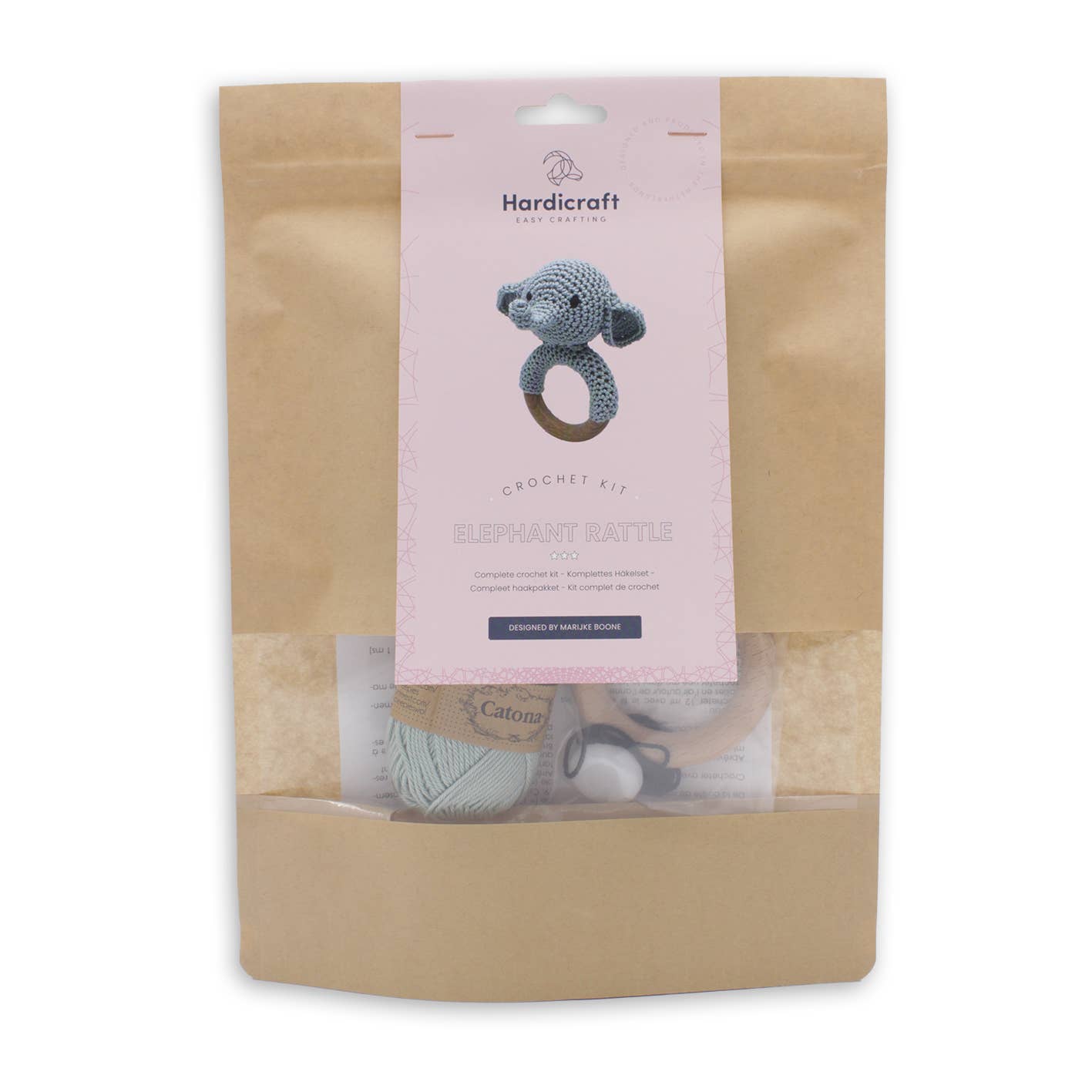 Elephant Rattle Crochet Kit - Hardicraft