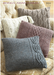 Sirdar Pattern 9804 Cushions in Hayfield Bonus Aran 