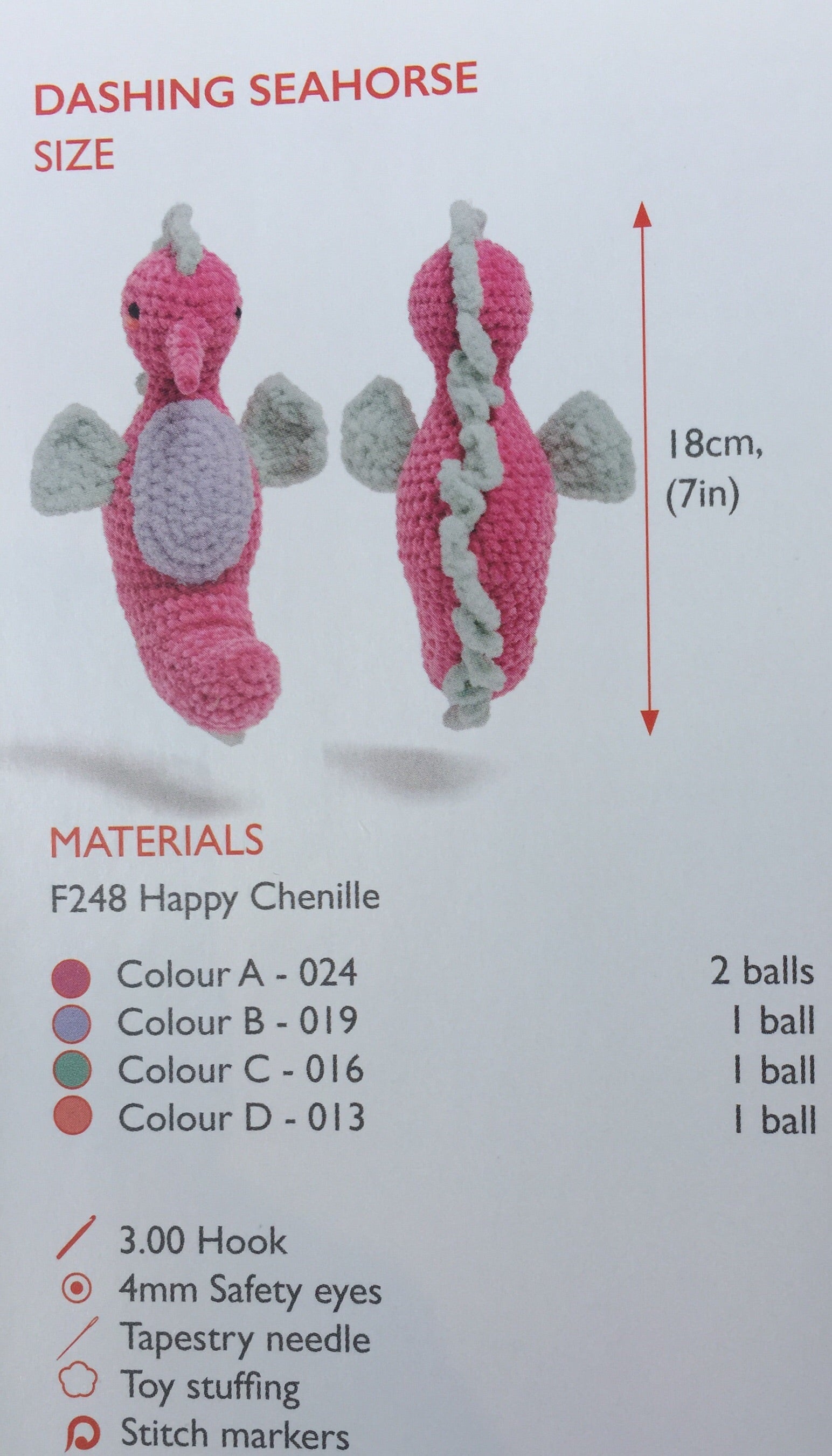 Sirdar Happy Chenille Book 1 - Under the Sea