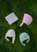 James C Brett JB709 Baby Hats in Flutterby Chunky