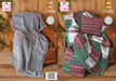 King Cole 5782 Blankets, Cushions & Bed Runner in Christmas Super Chunky