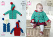 King Cole 5139 Jacket, Sweater and Gilet in Big Value Baby DK