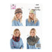 King Cole Pattern 5541 V & Round Neck Cardigan & Sweaters in DKKing Cole Pattern 5600 Accessories in Super Chunky