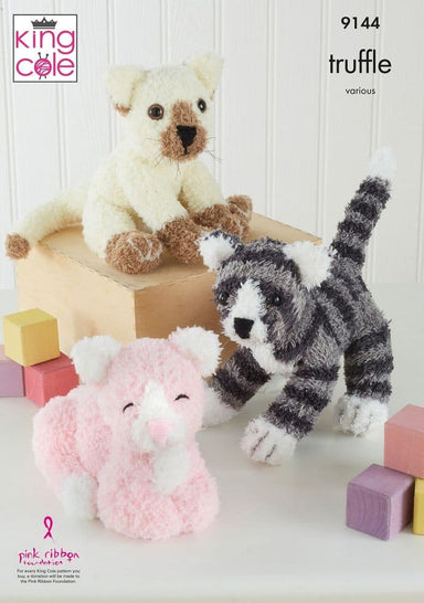 King Cole Pattern 9144 Cats in Truffle