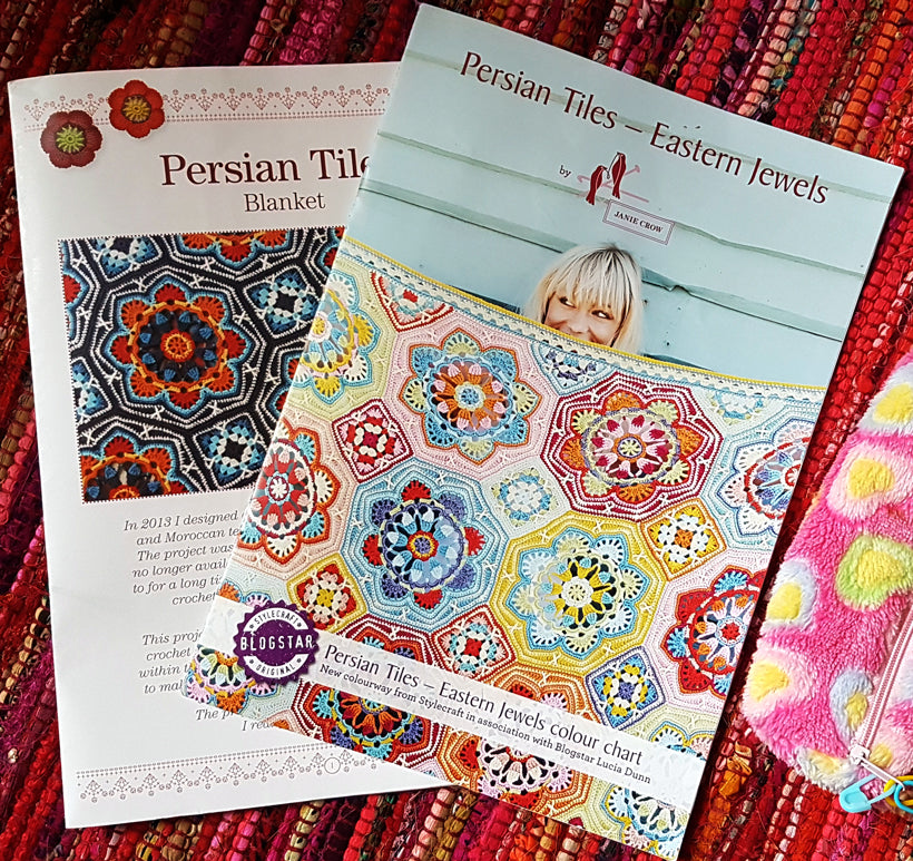 Janie Crowfoot - Persian Tiles Crochet Blanket Pattern Booklet