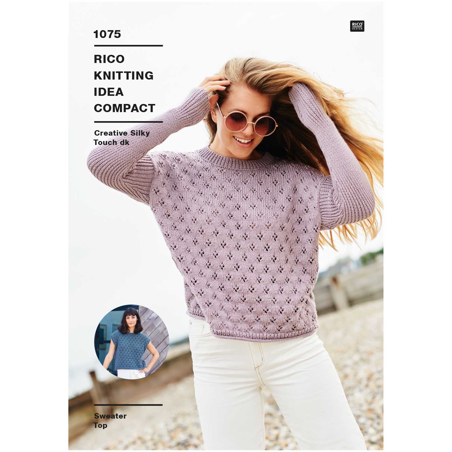 Rico Pattern 1075 Sweater & Top in Silky Touch DK