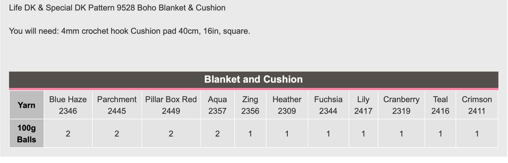 Stylecraft 9528 Crochet Boho Blanket & Cushion in Life DK & Special DK