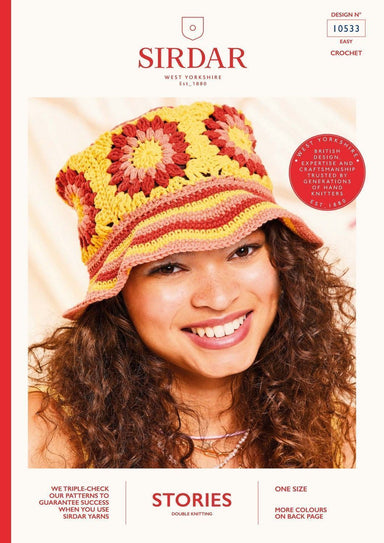 Sirdar Pattern 10533 Crochet Backstage Bucket Hat in DK