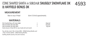Sirdar 4593 Santa Claus in Snowflake and DK