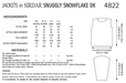 Sirdar 4822 Jackets in Snuggly Snowflake DK
