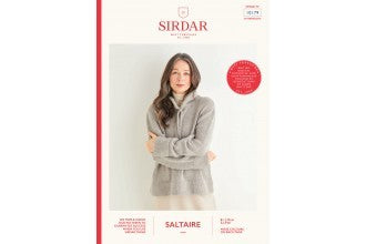 Sirdar Pattern 10179 Women's Hoodie in Saltaire Aran