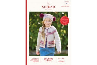 Sirdar 2514 Cardigan and Hat in Country Classic DK
