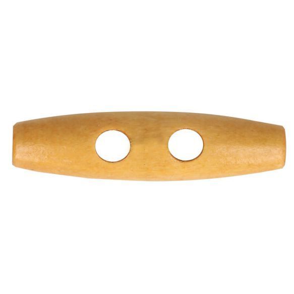 Wooden Toggle Buttons - Light - Size 20mm